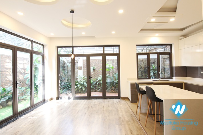 A newly-renovated house in modern styling for rent in Ciputra D Block 